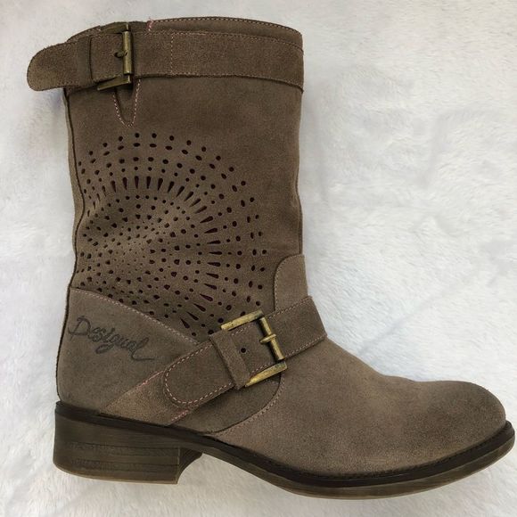 Desigual, Leather Sacha Boots, Size EU 38 - Picture 15 of 15